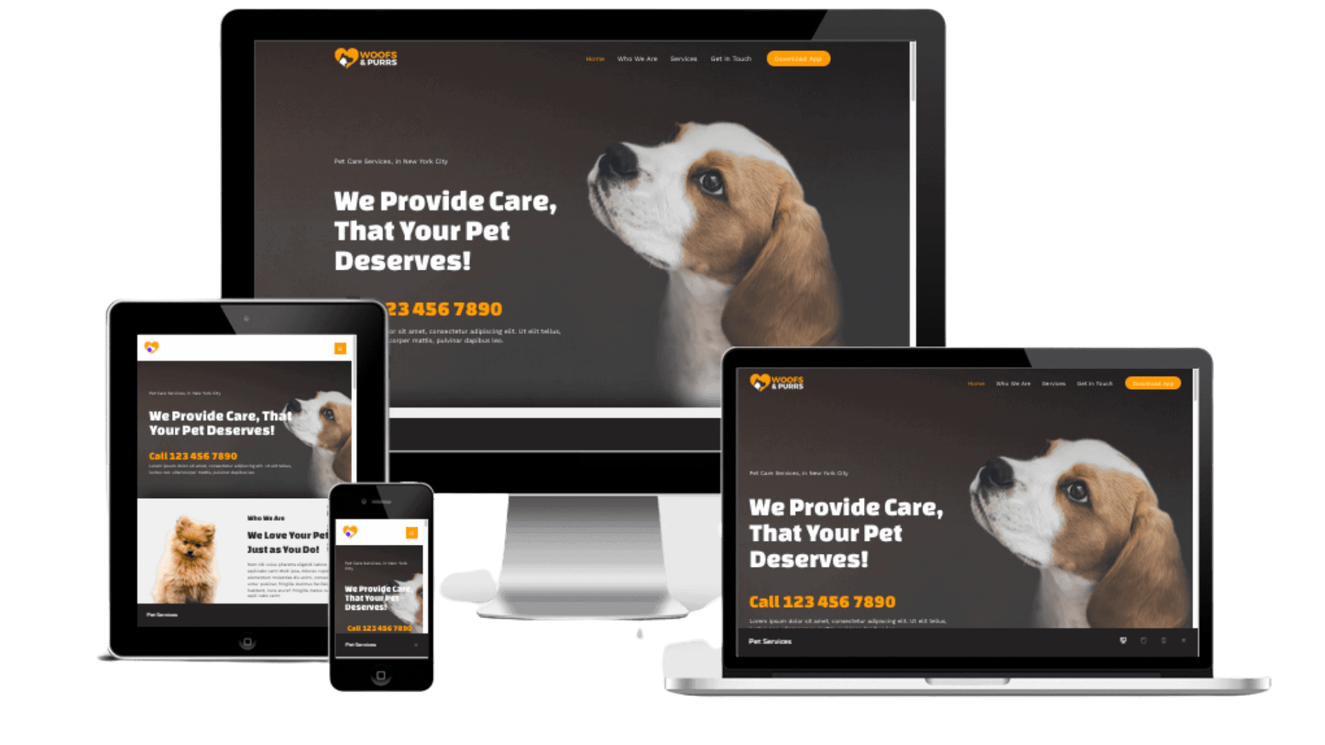 Web Designs For Pet Services 