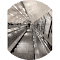 A digital marketing agency's image of an escalator in a subway station.