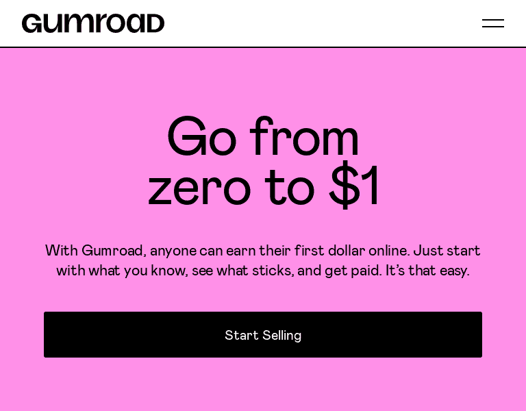 Gumroad a tool for solopreneurs