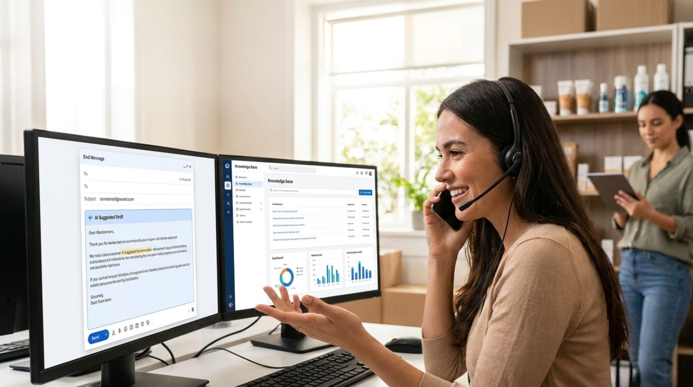ai customer service small business